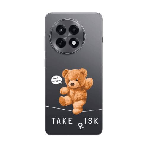 Oneplus 13 5G Take risk Transparent Silicone TPU Θήκη